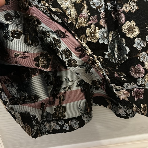 Black Floral Chinese Laundry Dress - Picture 4 of 11